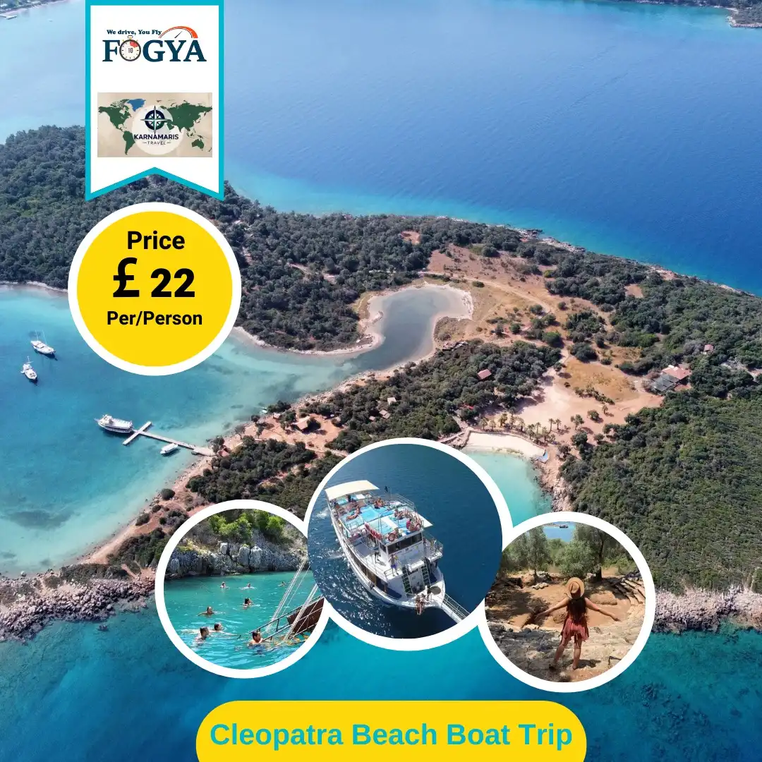 Cleopatra Beach Boat Trip